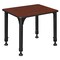 Regency Rectangle School Desks, 18 D X 23-34 H, 26 W X Wood, Metal, Cherry RSD18526CH - alternate 3